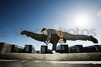 Similar – kickflip Abenddämmerung