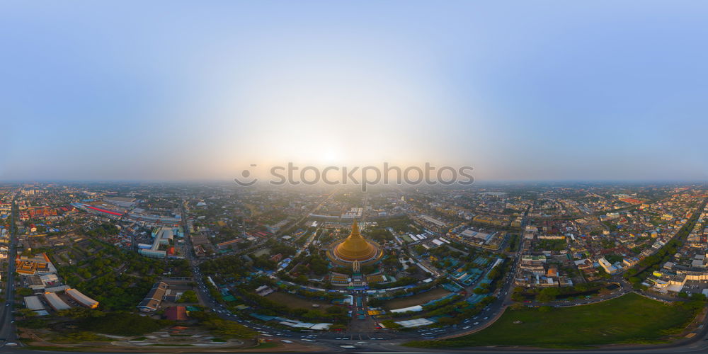 Similar – Image, Stock Photo Above the roofs of Hamburg