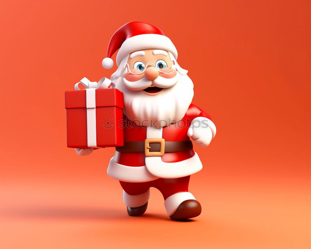 Image, Stock Photo AK# Santa Claus goes Orange