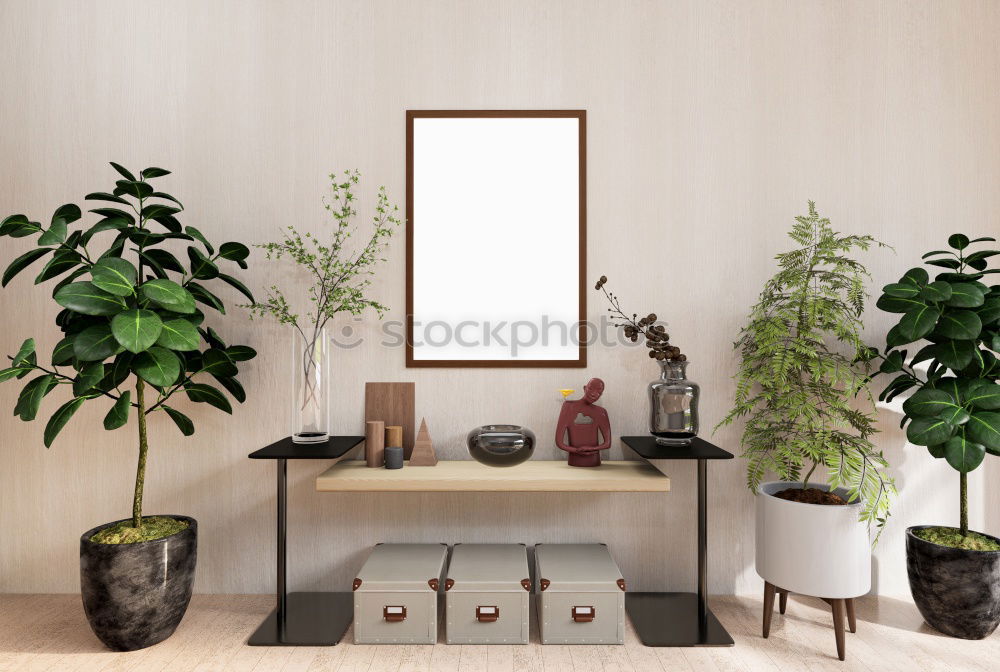 Similar – Image, Stock Photo Home office desk with plants notebook and laptop