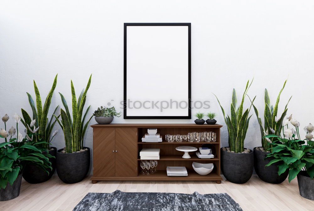 Similar – Image, Stock Photo Home office desk with plants notebook and laptop