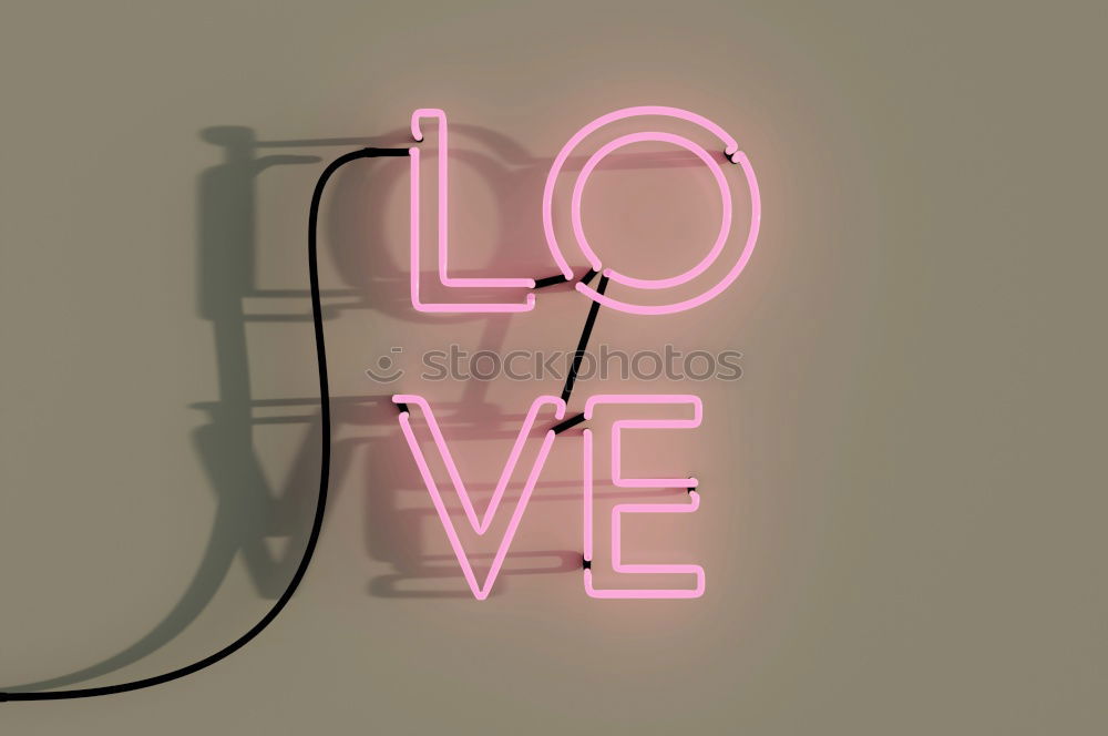 Image, Stock Photo I love you. Write it on every wall 2.0