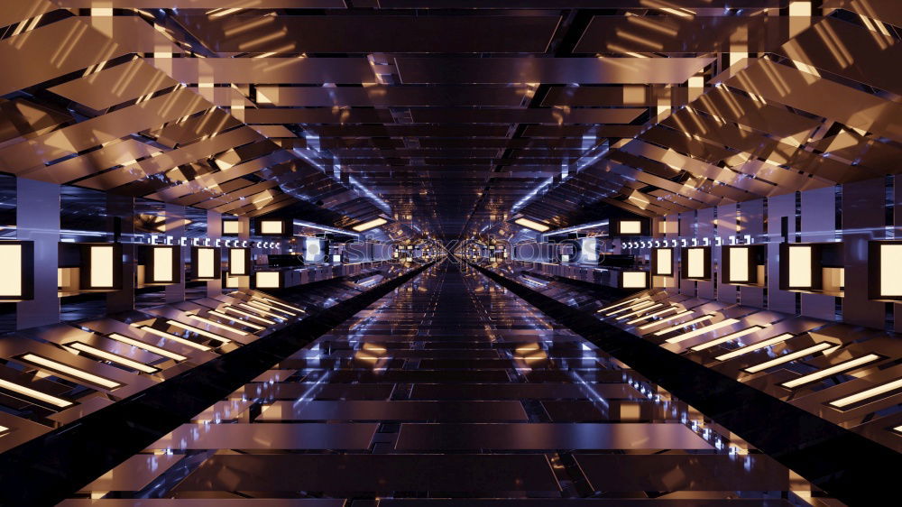 Similar – Image, Stock Photo Crowd in the Tiergarten Tunnel