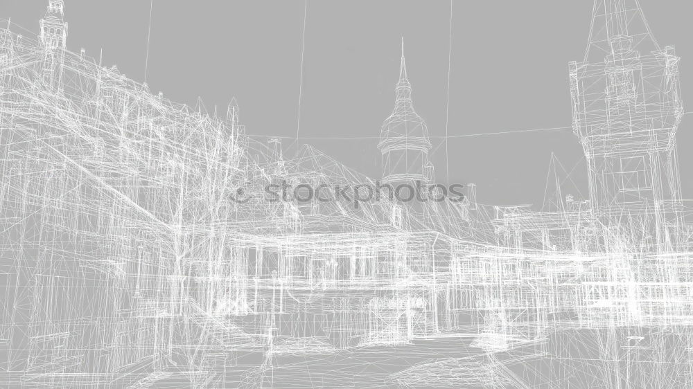 Similar – Image, Stock Photo City with points and edges