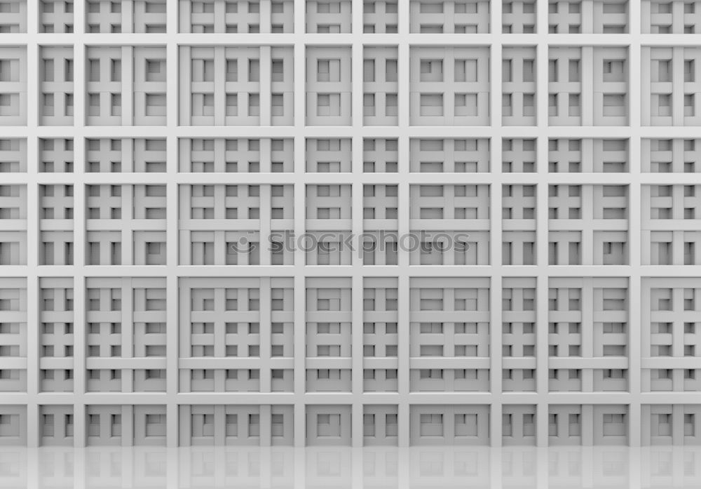 Similar – Image, Stock Photo architectural pattern, concrete facade of a miserable skyscraper