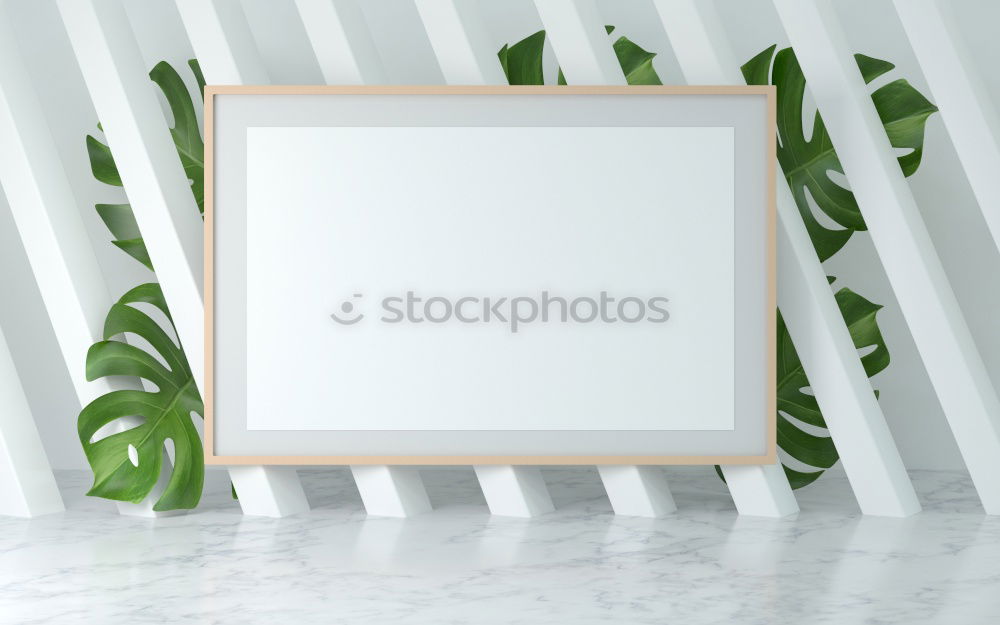 Similar – Image, Stock Photo Table with fresh green leaves and flowers