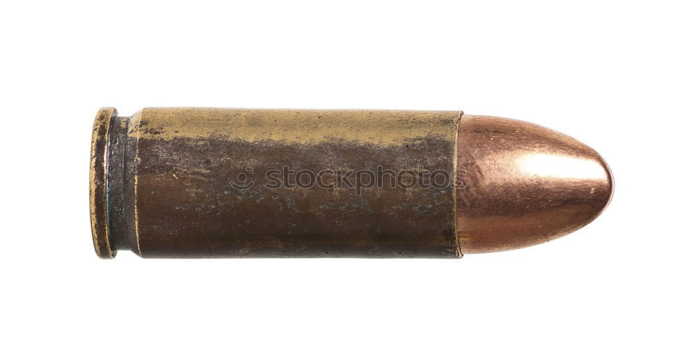 Similar – One weapon cartridge isolated