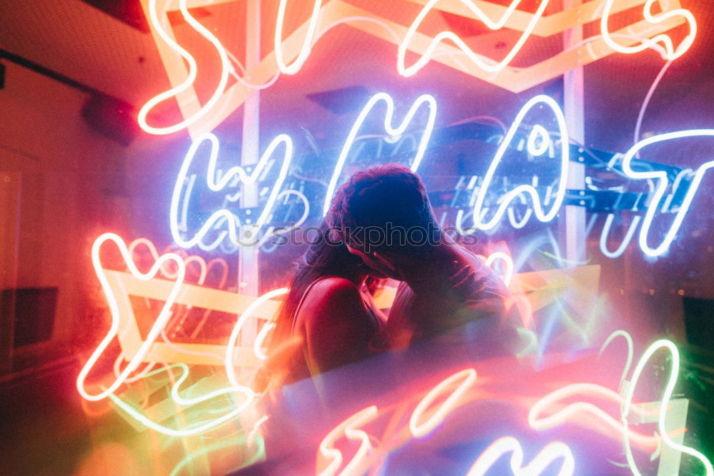 Similar – Image, Stock Photo woman dancing with a disco ball