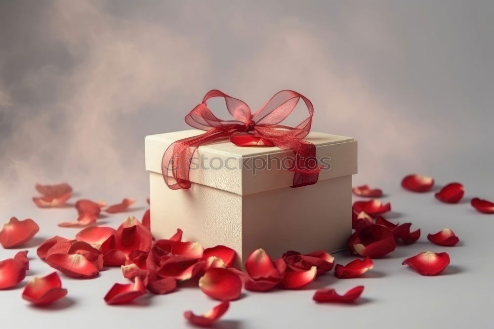 Similar – Image, Stock Photo Empty greeting card with bow and flowers on pastel background
