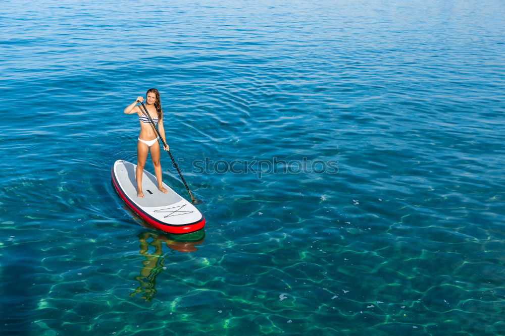 Similar – Image, Stock Photo Man jumping from yacht