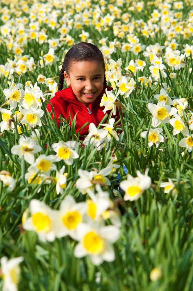 Similar – Image, Stock Photo Emma with Schnneeglöckchen