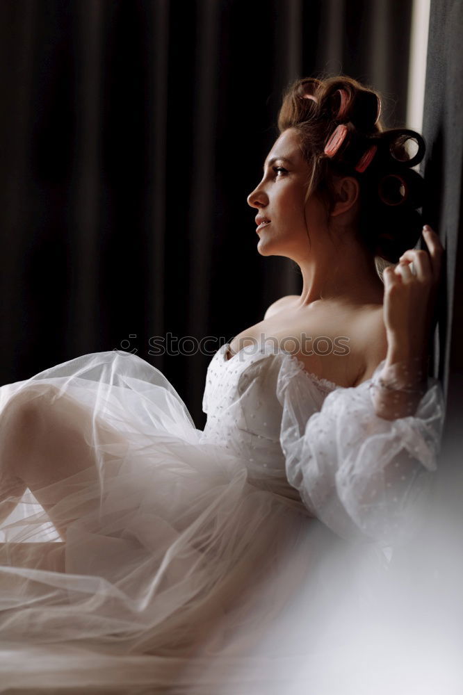 Similar – Image, Stock Photo Vintage style of a young dancer woman