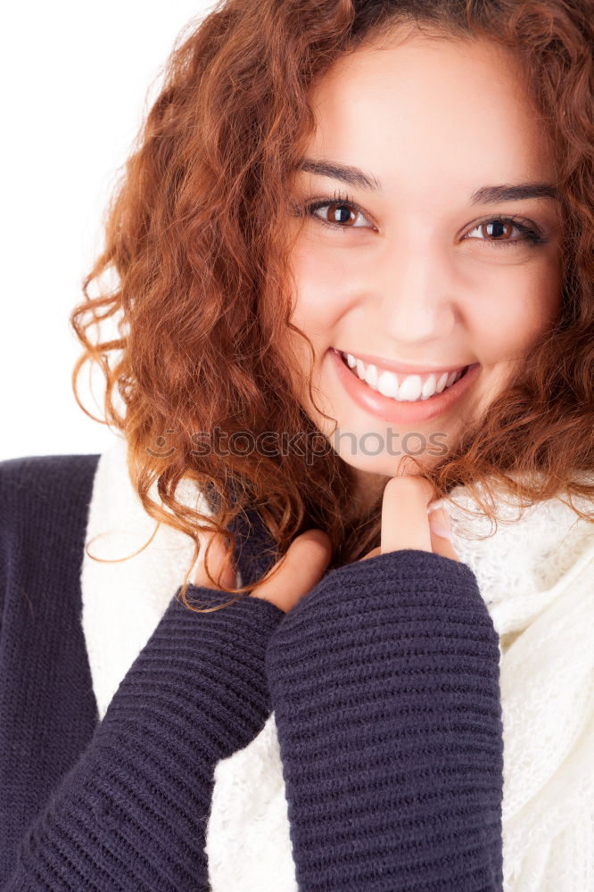 Similar – Young happy woman eating ice creams