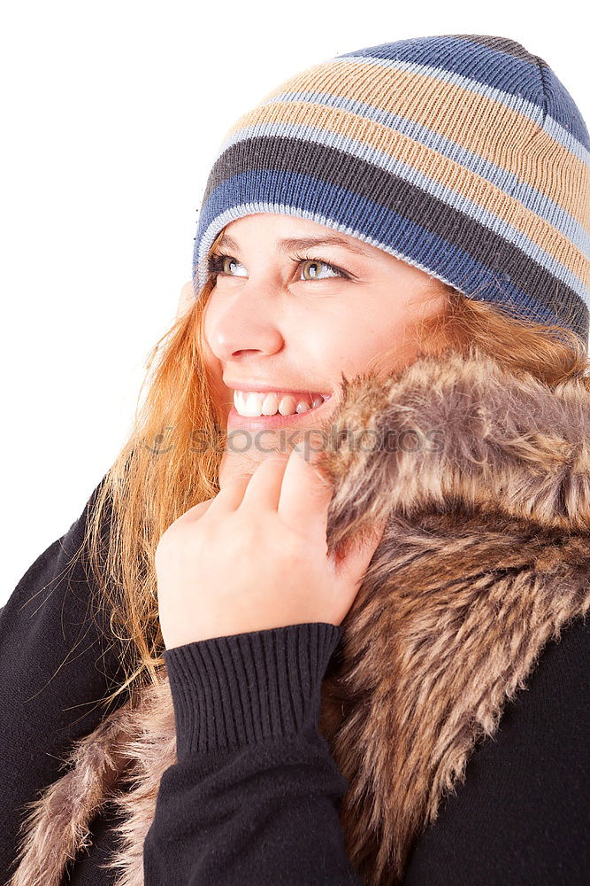 Similar – Wintermädchen feminin