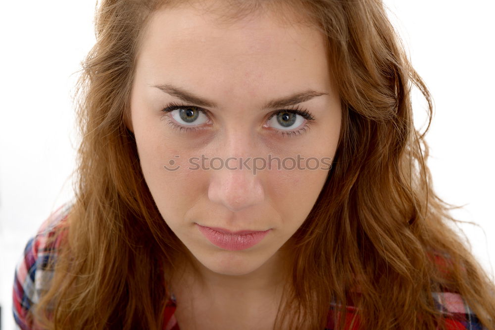 Similar – A young girl sits thoughtfully in a pink shopping trolley amidst pink goods