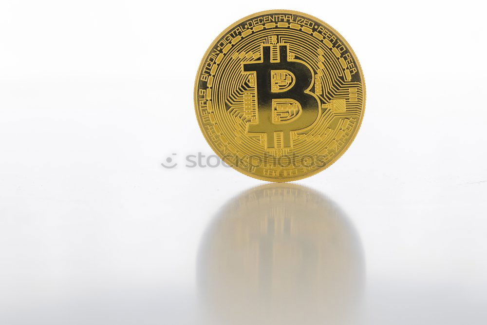 Image, Stock Photo Bitcoin coin Economy Trade