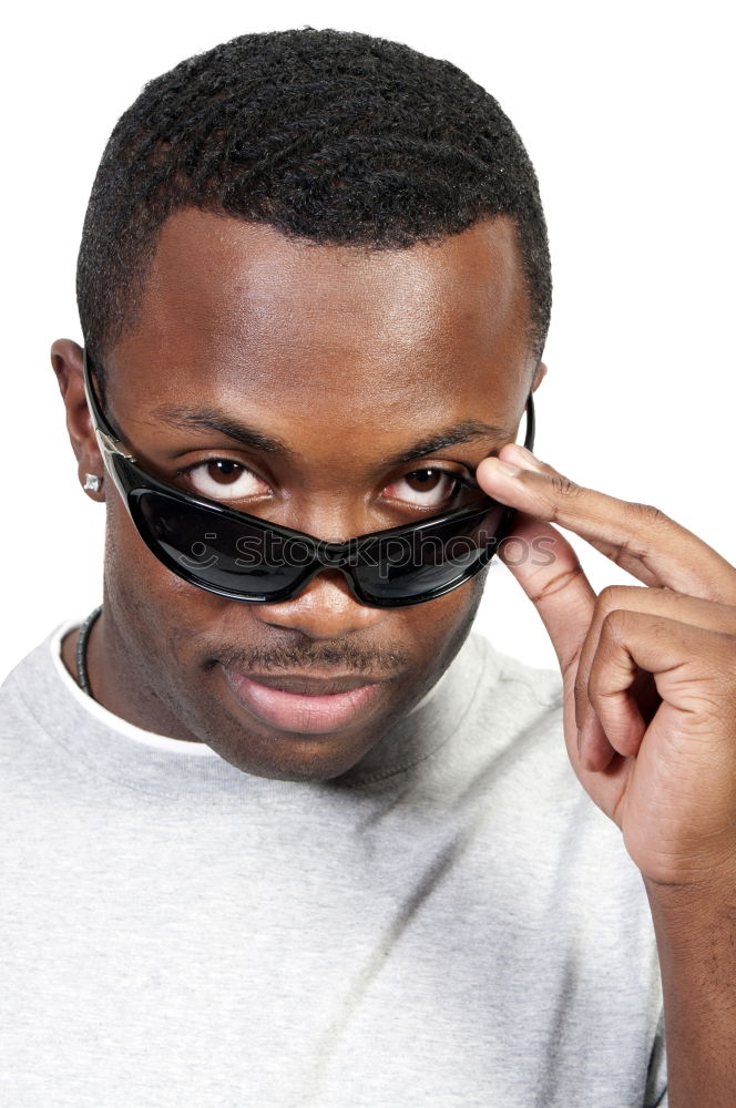 Similar – Image, Stock Photo Black man in stylish sunglasses