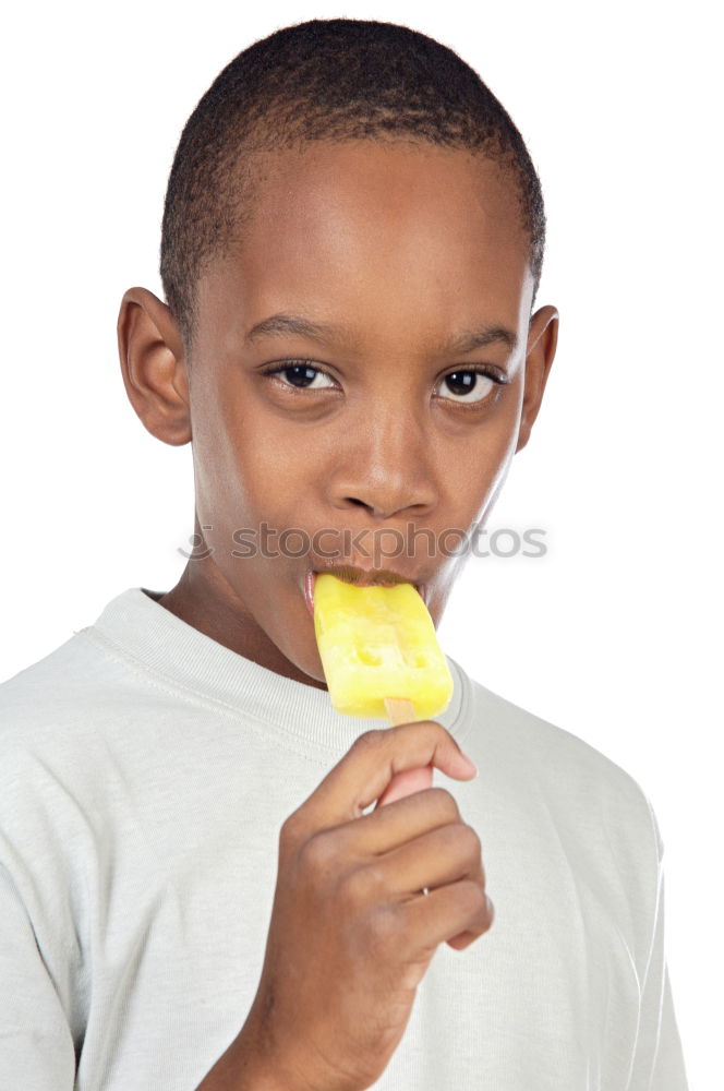 Similar – Boy singing to microphone