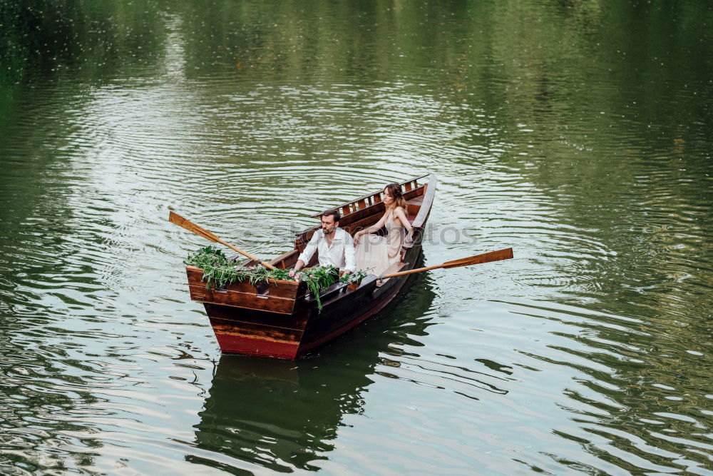 Similar – Boot auf See Natur Wasser