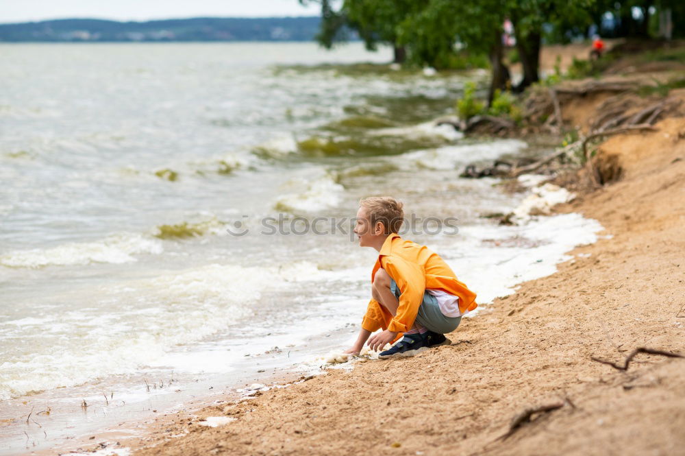 Similar – Image, Stock Photo last day at the lake