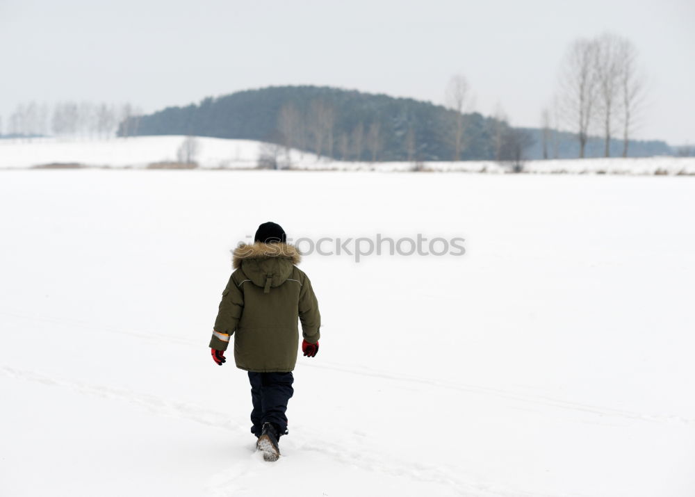 Similar – Image, Stock Photo winter walk Hiking