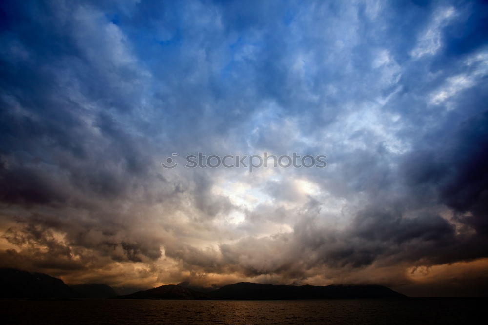 Similar – Image, Stock Photo solnedgång Twilight Ocean