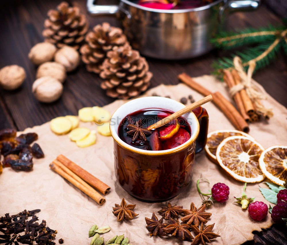 Similar – Image, Stock Photo Vintage cup with mulled wine