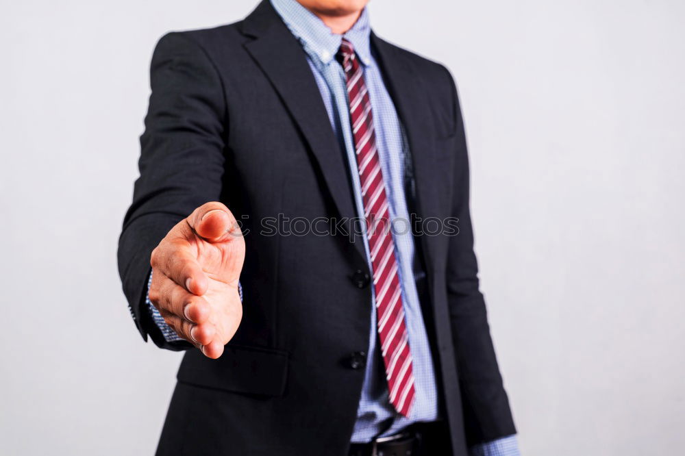 Similar – Man geting his fist on the table