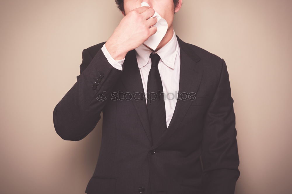 Similar – Image, Stock Photo A Young Man standing in the woods