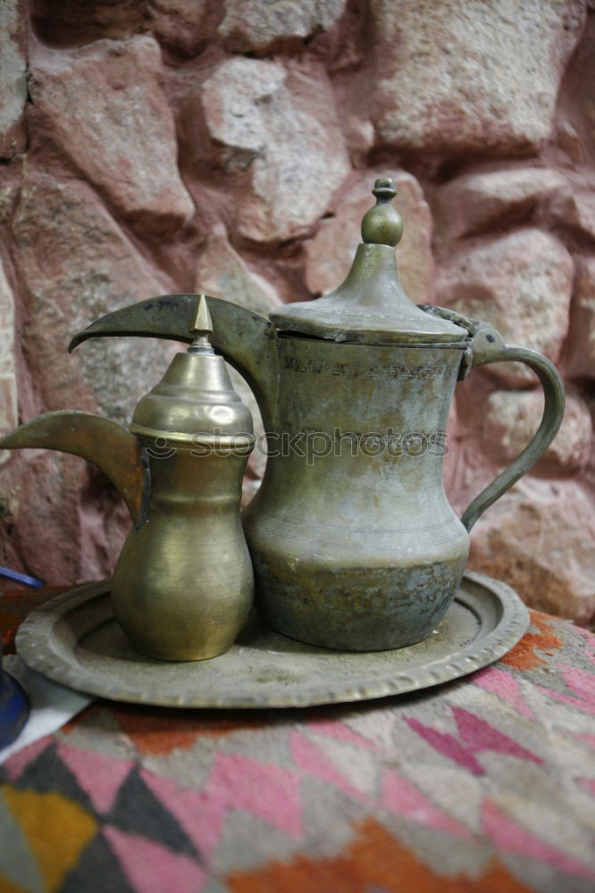 Similar – in the site of petra jordan the traditional coffe