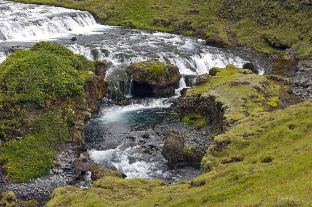 Similar – Image, Stock Photo Skógarfoss Environment