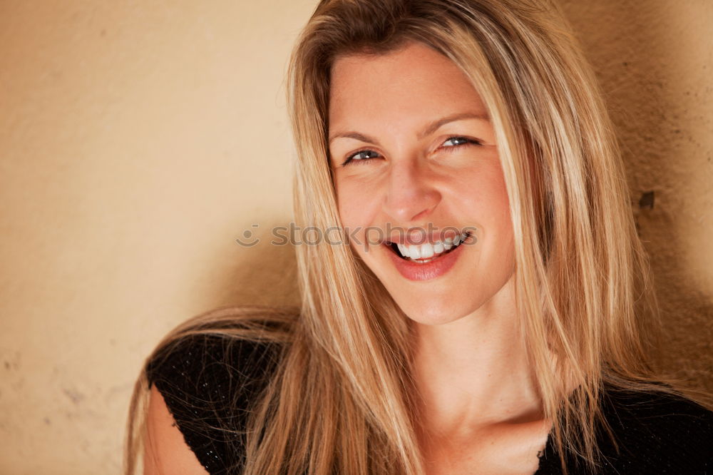 Similar – Middle Aged Woman Smiling Outdoors Portrait