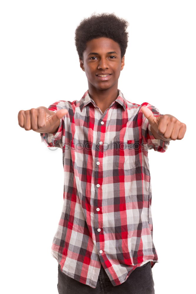 Similar – Image, Stock Photo Young black man eating an apple walking down the street.
