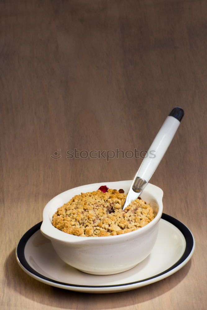 Similar – Image, Stock Photo Breakfast Cereal with Blueberries and Milk