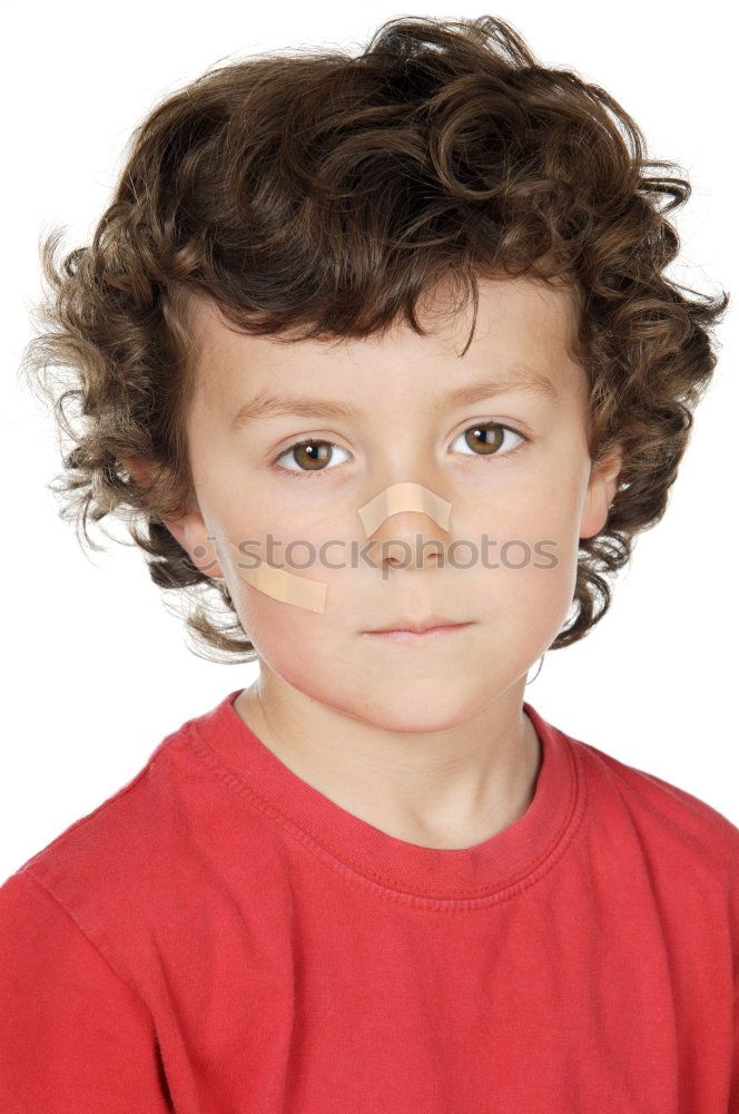 Similar – Small child with two years and curly hair looking at camera