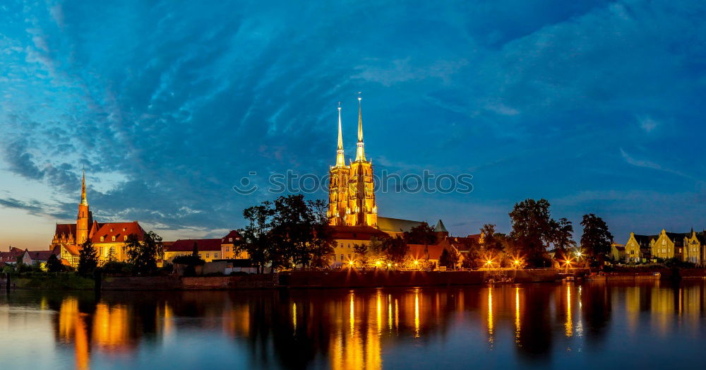 Similar – Image, Stock Photo blue bridge at the blue hour