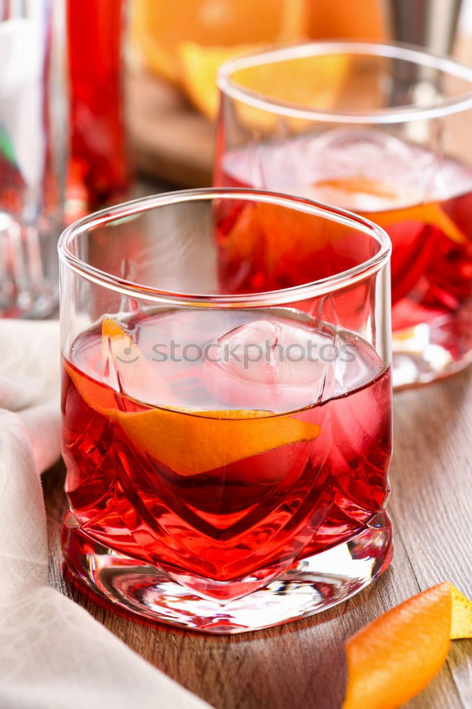 Similar – Punch with fruits sangria