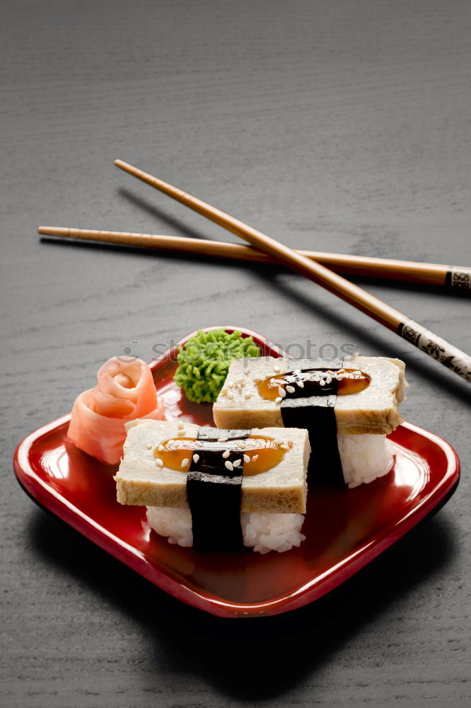 Similar – Sushi maki rolls on a tray