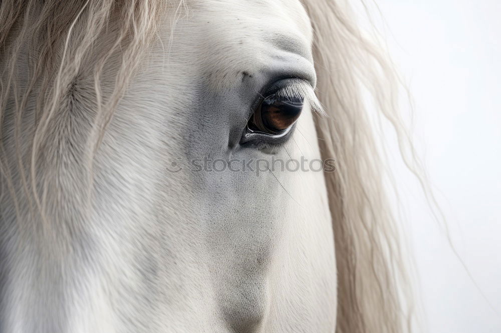 Similar – Image, Stock Photo Let me see Horse Mane