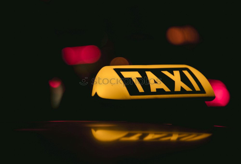 Image, Stock Photo FF# Taxi Taxi Art Esthetic