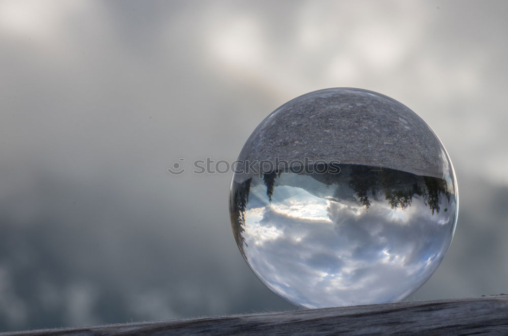 Similar – Glass ball in spring Art