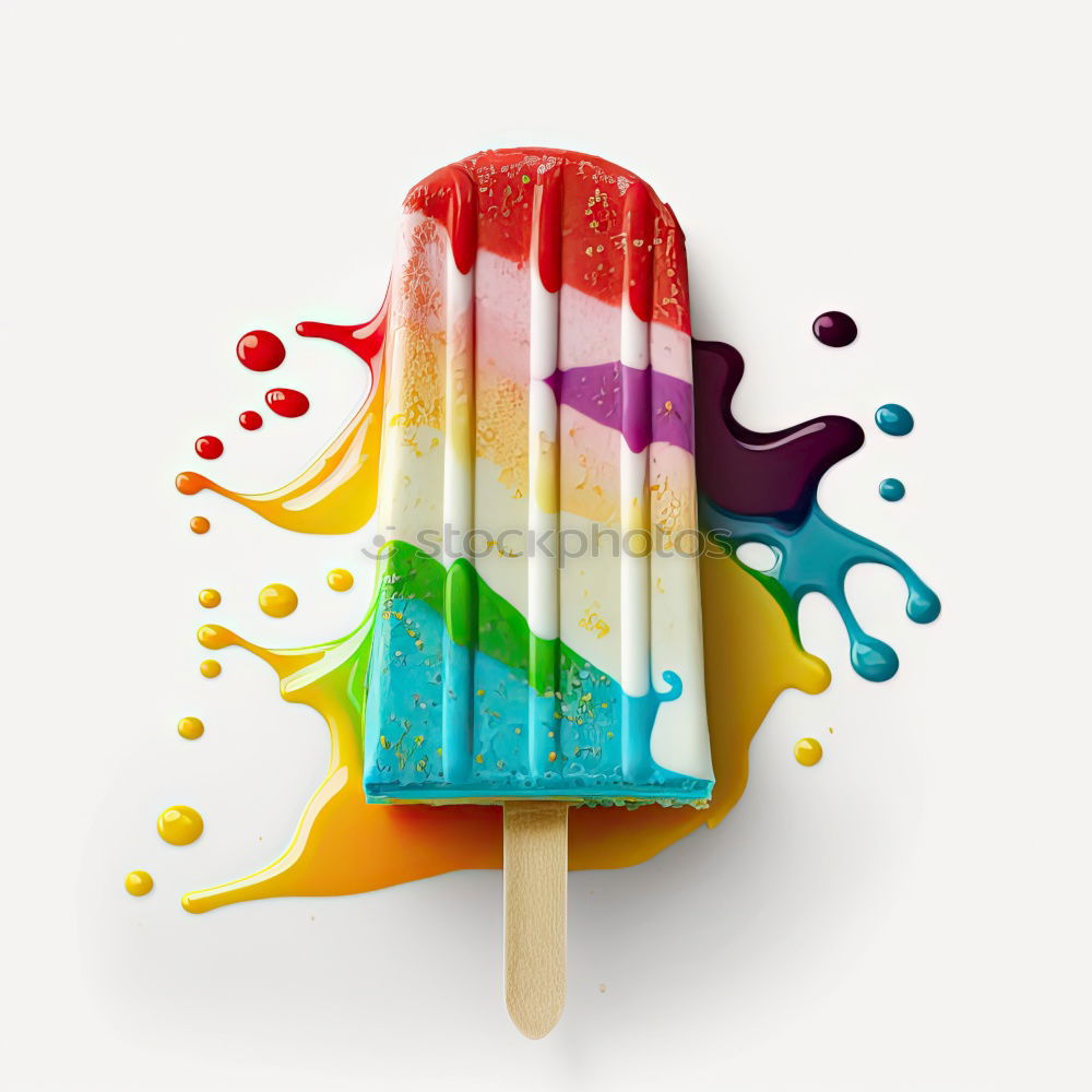 Similar – Ice cream colors Fruit