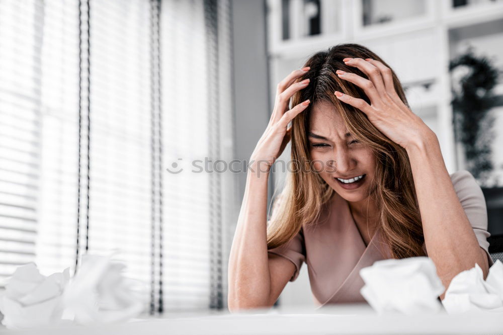 Similar – Image, Stock Photo Attractive woman in male shirt