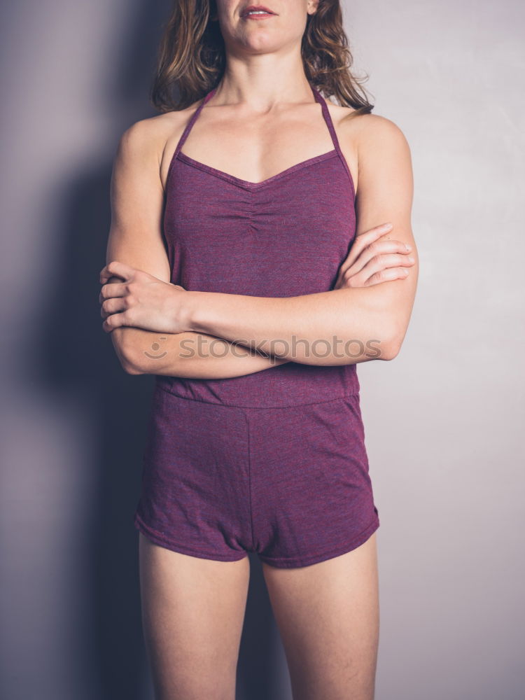 Similar – Image, Stock Photo Sporty woman Posing near Urban Wall Grafitti