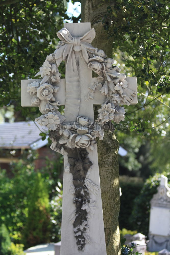 Similar – Image, Stock Photo green watering can at the cemetery