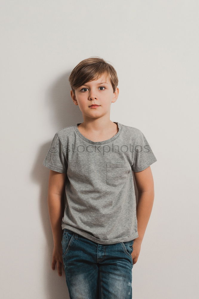 Similar – close up portrait of cute happy child boy