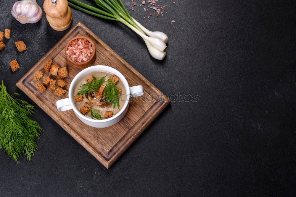 Similar – Geometric bowl of Asian Noodle Soup with chopsticks