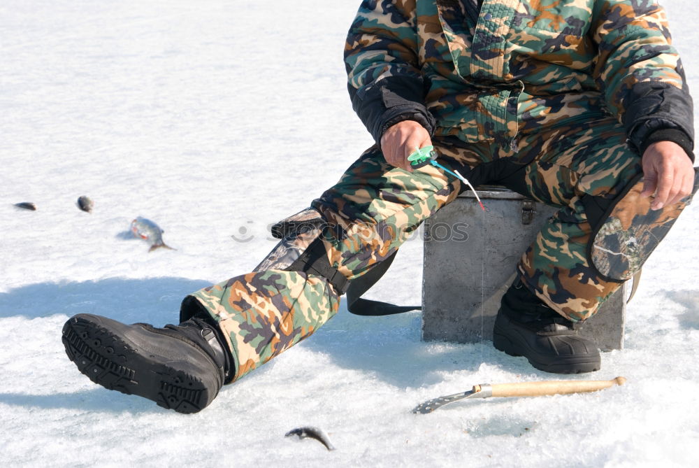 Similar – Foto Bild EIS FISCHEN BAIKAL Angeln