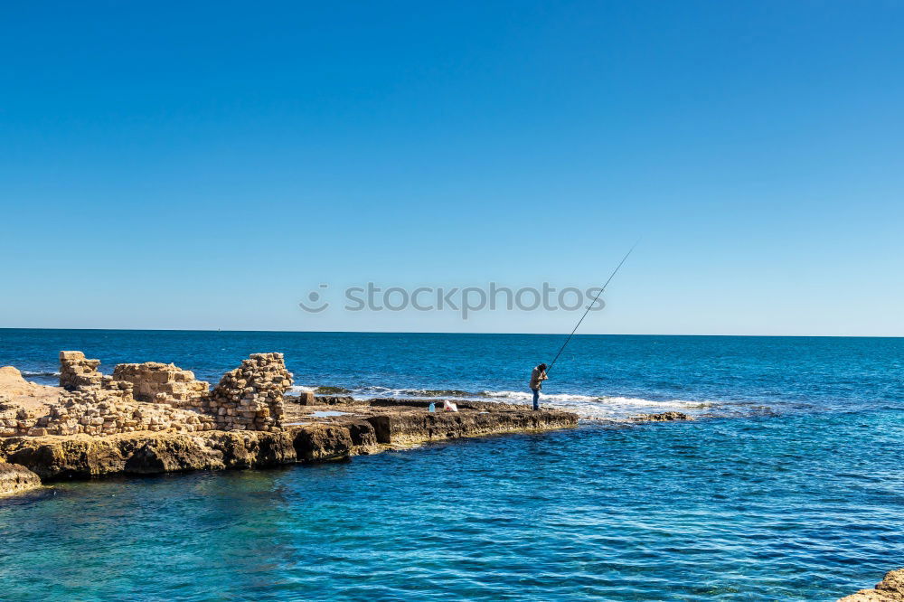 Similar – Image, Stock Photo n oman muscat the old defensive sea mountain