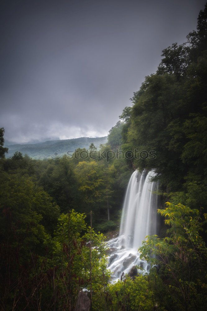 Similar – Sicht auf den Wasserfall